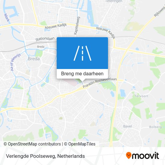 Verlengde Poolseweg kaart