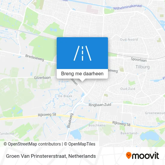Groen Van Prinstererstraat kaart