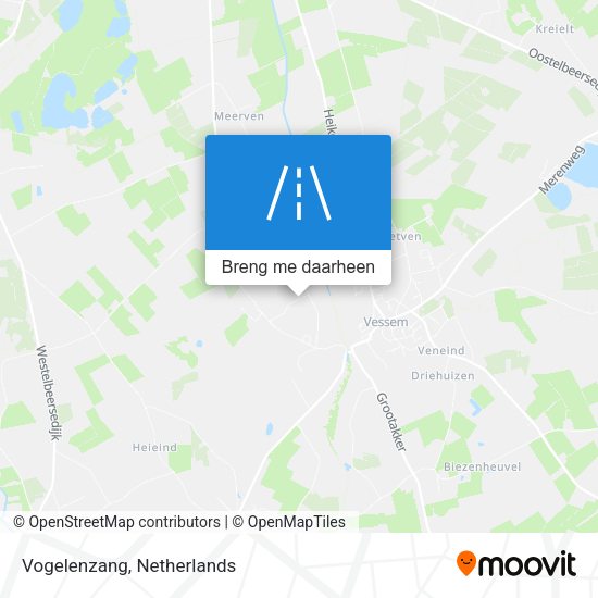 Vogelenzang kaart