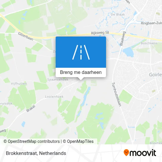 Brokkenstraat kaart