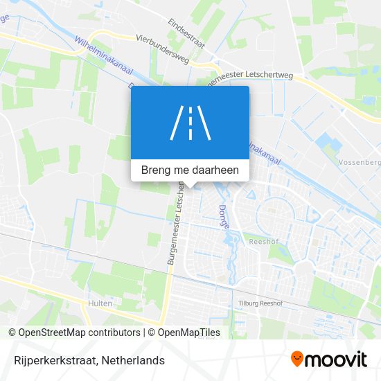 Rijperkerkstraat kaart