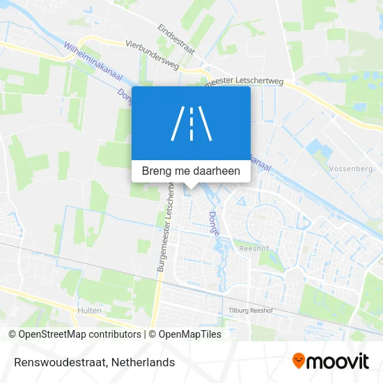 Renswoudestraat kaart