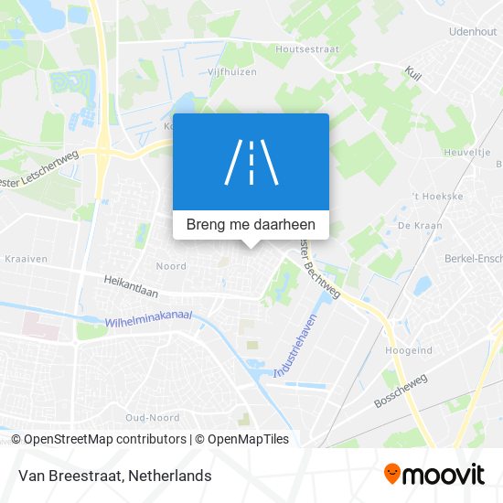 Van Breestraat kaart