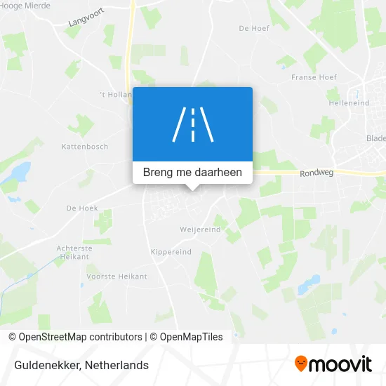 Guldenekker kaart