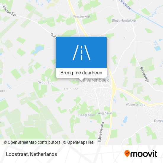 Loostraat kaart