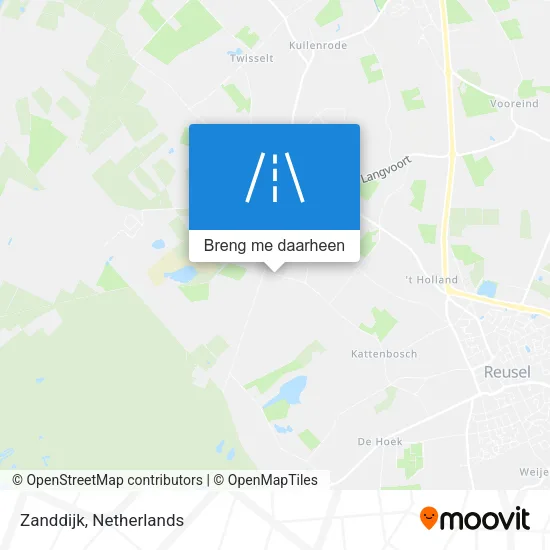Zanddijk kaart