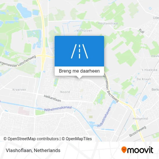 Vlashoflaan kaart