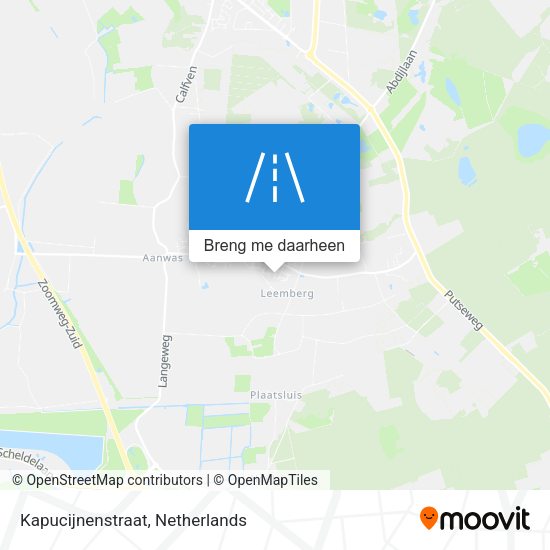 Kapucijnenstraat kaart