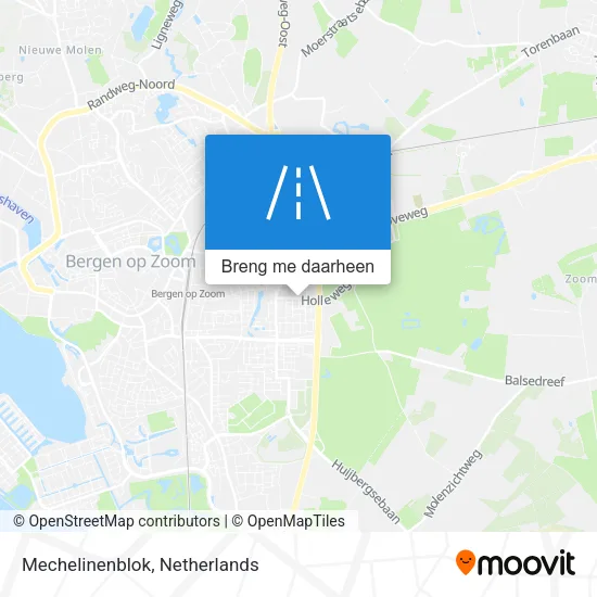 Mechelinenblok kaart
