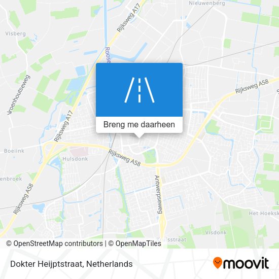 Dokter Heijptstraat kaart