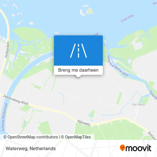 Waterweg kaart