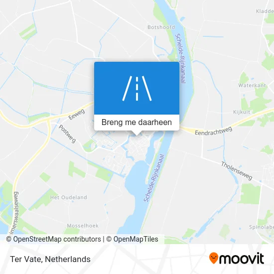 Ter Vate kaart