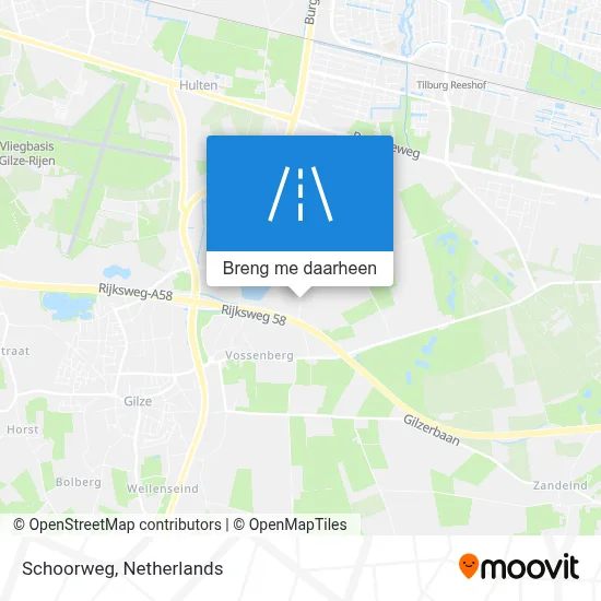 Schoorweg kaart
