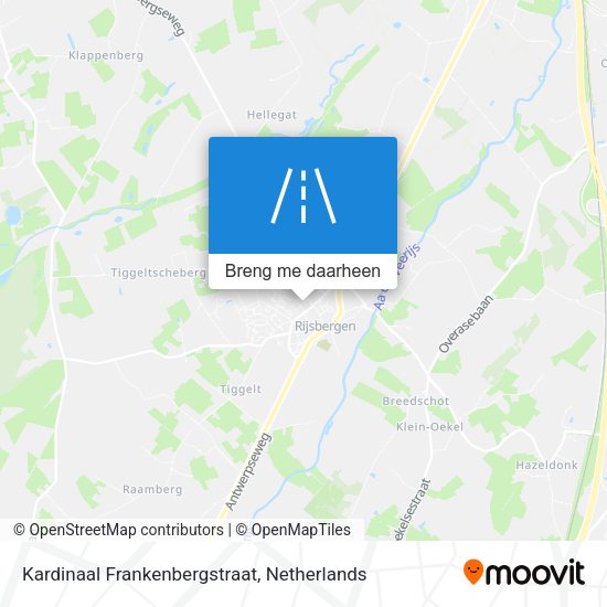 Kardinaal Frankenbergstraat kaart