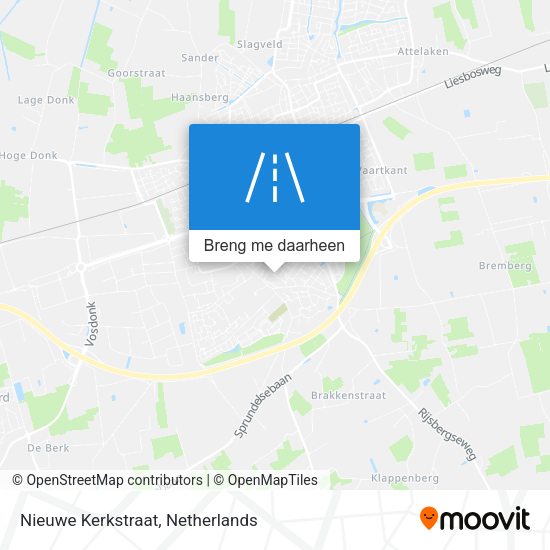 Nieuwe Kerkstraat kaart