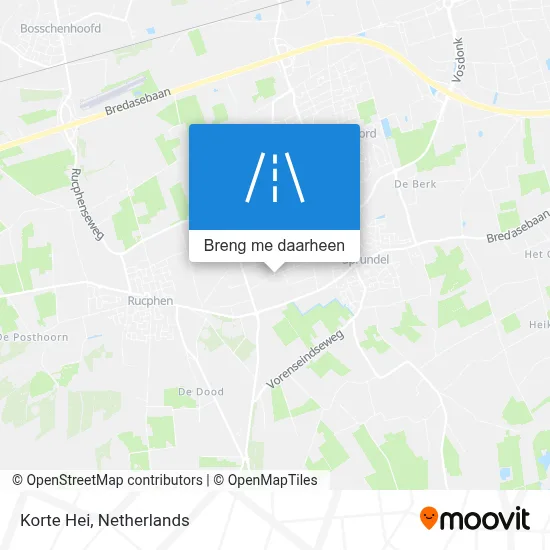 Korte Hei kaart