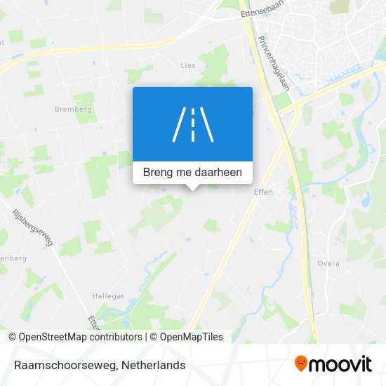 Raamschoorseweg kaart
