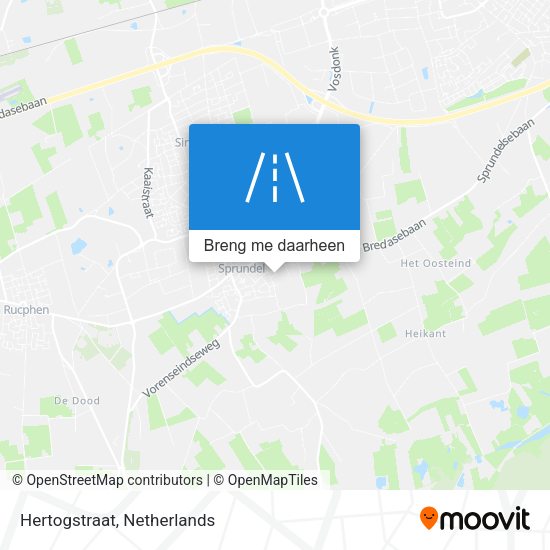 Hertogstraat kaart