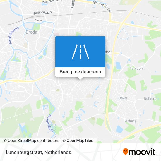 Lunenburgstraat kaart