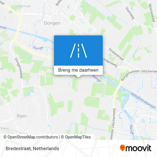 Bredestraat kaart