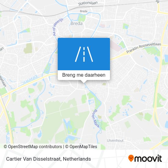 Cartier Van Disselstraat kaart