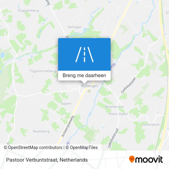 Pastoor Verbuntstraat kaart