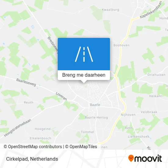 Cirkelpad kaart