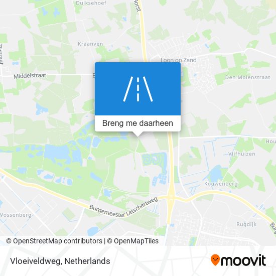 Vloeiveldweg kaart