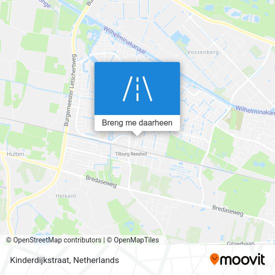 Kinderdijkstraat kaart