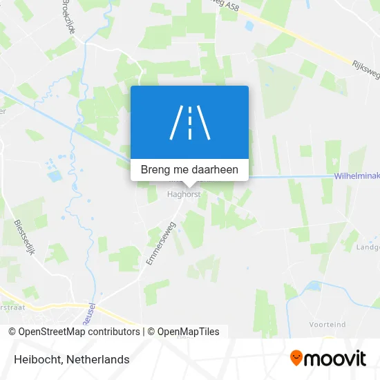 Heibocht kaart