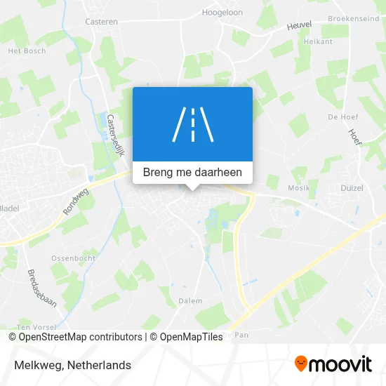 Melkweg kaart