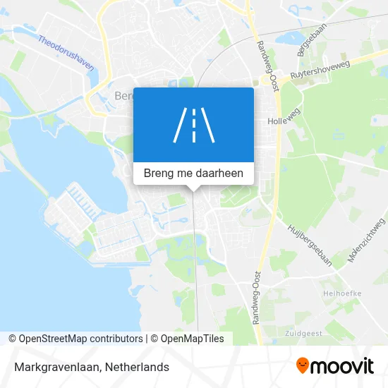 Markgravenlaan kaart