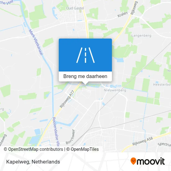 Kapelweg kaart