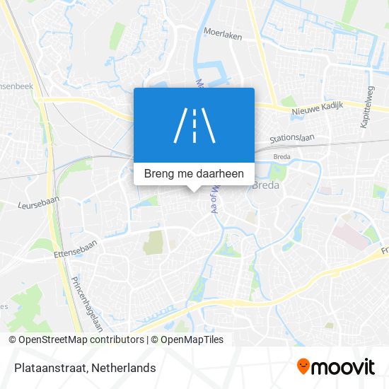 Plataanstraat kaart