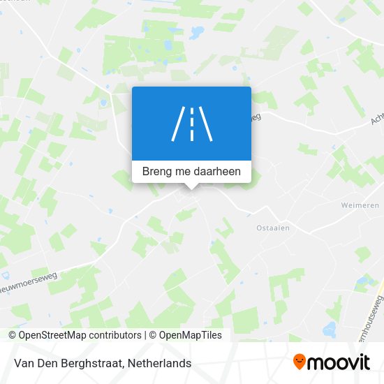 Van Den Berghstraat kaart