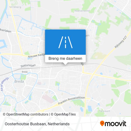 Oosterhoutse Busbaan kaart
