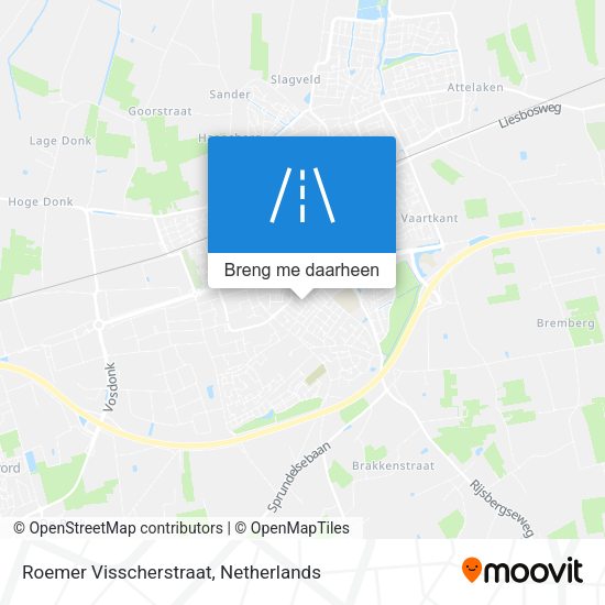 Roemer Visscherstraat kaart