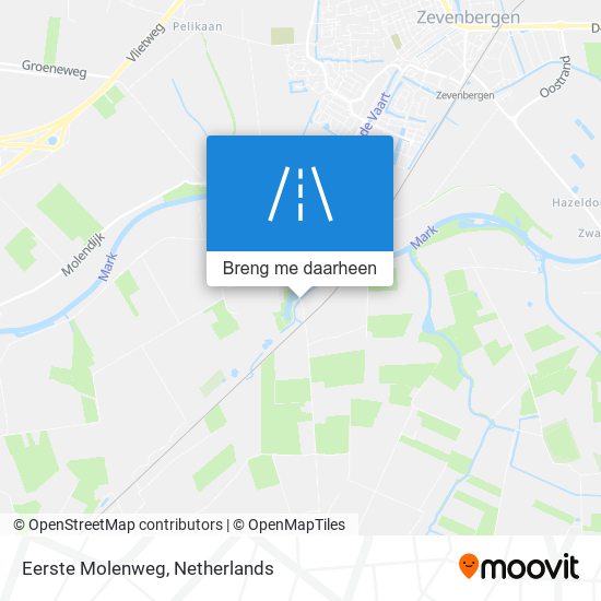 Eerste Molenweg kaart