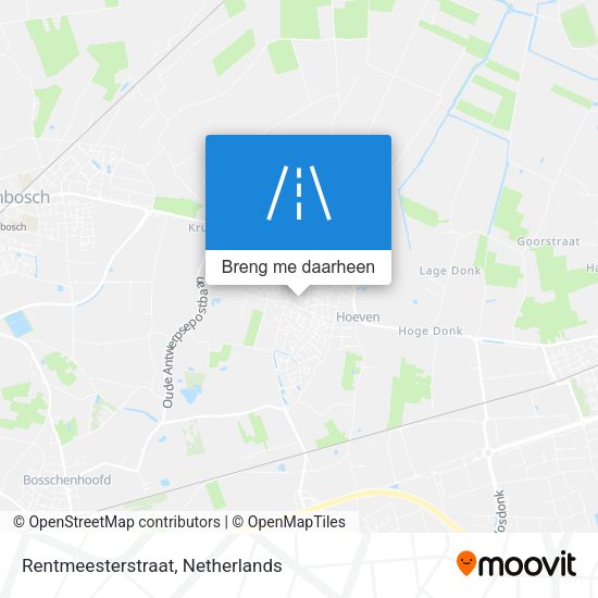 Rentmeesterstraat kaart