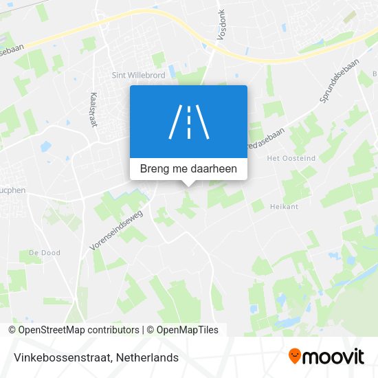 Vinkebossenstraat kaart