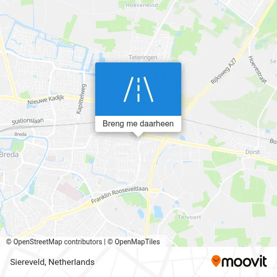 Siereveld kaart