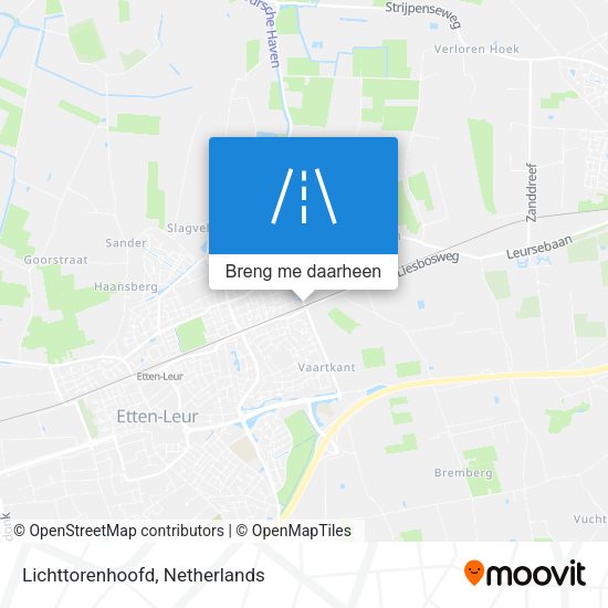 Lichttorenhoofd kaart