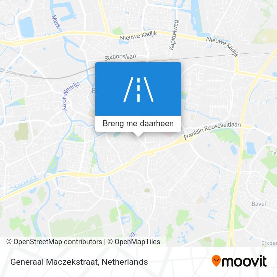 Generaal Maczekstraat kaart