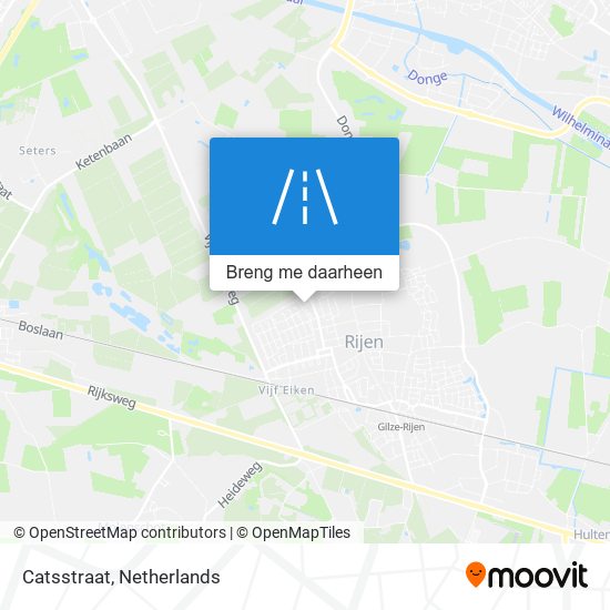 Catsstraat kaart