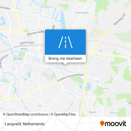 Langveld kaart