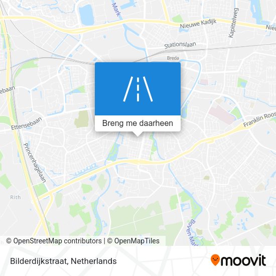 Bilderdijkstraat kaart