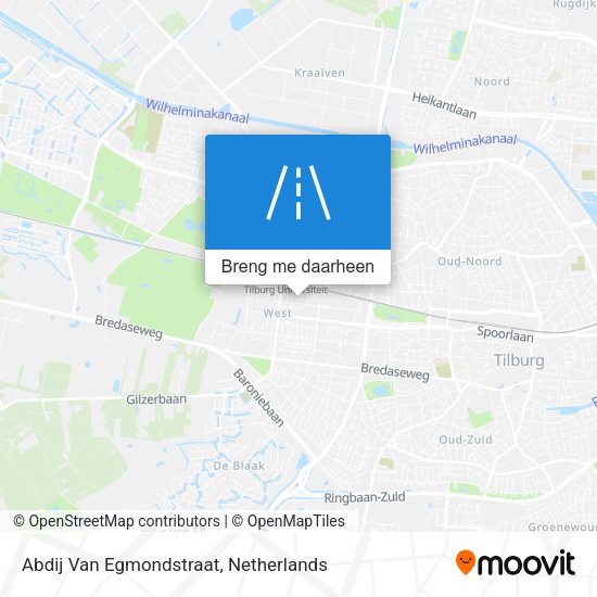 Abdij Van Egmondstraat kaart