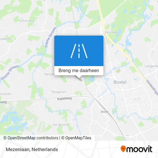 Mezenlaan kaart