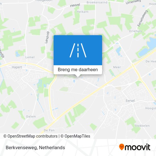 Berkvenseweg kaart