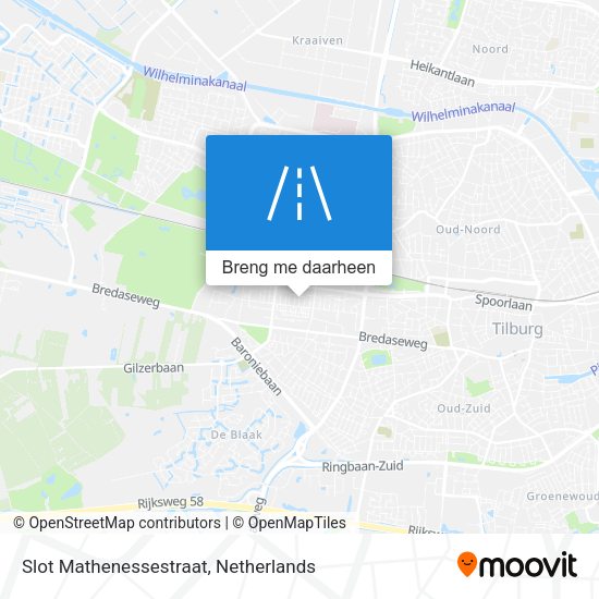 Slot Mathenessestraat kaart